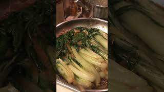 Pak Choi onions garlic in oyster sauce with special Fried Rice [upl. by Ynittirb]