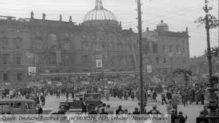 Sprengung des Berliner Schlosses 1950 [upl. by Oznerol]