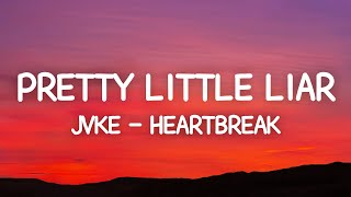 JVKE  what heartbreak feels like pretty little liar Lyrics guess my lover was a snake [upl. by Namzaj]