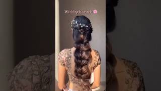 Amazing wedding hair style haistyles weddinghairstyles fashionblogger designer viralshort [upl. by Nahtanha884]