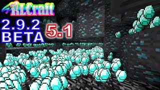 DIAMONDS EVERYWHERE RLCraft 292 BETA 51💎  Episode 5 [upl. by Alaehcim]