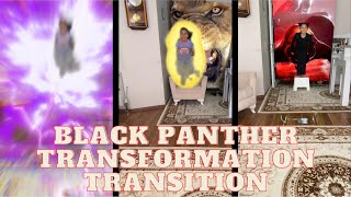 Black Panther Transformation  Transition All Versions [upl. by Sande]