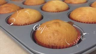 How to make easy cupcake at home [upl. by Annayrb]