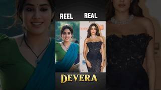 REEL vs REAL Of Devara😎 shorts devara reelsandreal youtubeshorts ntr realstory saifalikhan [upl. by Mena100]