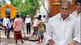 Bad Gas from Toilet Shock in Puducherry Chief Minister Announced Relief Fund for Family [upl. by Anatnom]