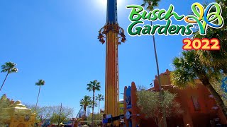 Busch Gardens 2022 Tampa Florida  Walkthrough Tour [upl. by Manolo]