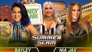 Bayley vs Nia Jax  Special Guest Referee Full Match WWE SummerSlam 2024 Highlights [upl. by Colman44]