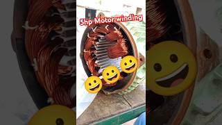 ⚡🙏5hp motor windingRPM1400🫣electrical motorrewinding inductionmotor motor electricmotor diy [upl. by Clothilde]