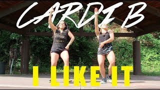 Cardi B  I Like It Dance Fitness Routine  MsAriella89 [upl. by Ailen]