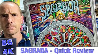 Sagrada  Boardgames4K Quick Review [upl. by Enidan884]