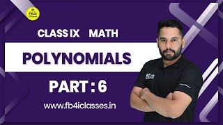 Polynomial part 6  Class 9th Maths  Chapter 2 NCERT  Easiest Explanation [upl. by Sherwin181]