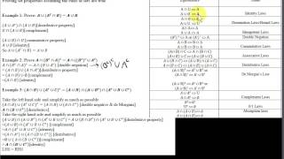 Sets  Proofs of Set Statements by the subset method and by using the laws of set theory [upl. by Skipper110]