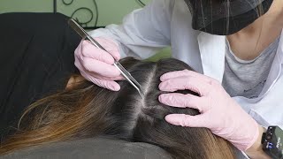 ASMR 1 HR of SCALP and LICE Checks Compilation 🤍 Real Person [upl. by Akissej]