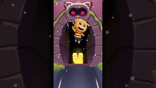 Talking Tom Gold Run Funny Fails Talking Ginger Android iOS Gameplay 500 shorts shortfeed [upl. by Ylloj]