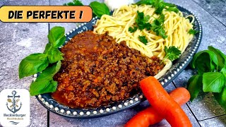 Einfaches Bolognese Rezept für Anfänger Schritt für Schritt Anleitung [upl. by Charlet]