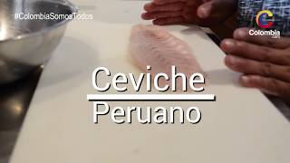 Restaurante Esturión ¿Cómo preparar un Ceviche peruano [upl. by Ahsirtak]