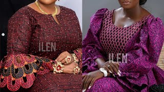 Beautiful Stylish Lace Dress Styles 2024 For Ladies Lace Blouse amp Wrapper Styles Ankara Style 2024 [upl. by Tyrus]