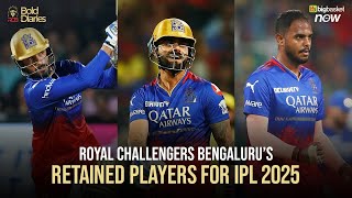 Virat Kohli Rajat Patidar and Yash Dayal Retained by RCB  The Retention Saga EXPLAINED  IPL 2025 [upl. by Adriene]