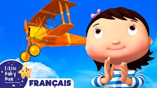 Les Avions Colorés  Comptines et Chansons pour Bébés  Little Baby Bum en Français [upl. by Leelah90]