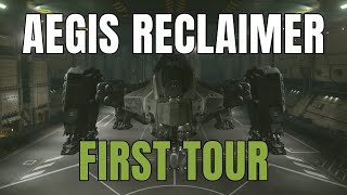 Star Citizen  Aegis Reclaimer First Tour  v3231a [upl. by Dragoon725]