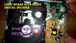 whats inside dvd player lg dvd player how to clean the lens manually [upl. by Ogeid717]