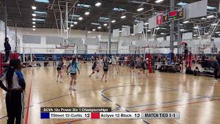 SCVA 12u Power Div 1 Championship TStreet 12Curtis vs Actyve 12 Black [upl. by Arotak977]