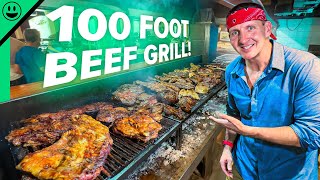 World’s Biggest Beef Buffet Heart Attack Challenge in Argentina [upl. by Aicela]