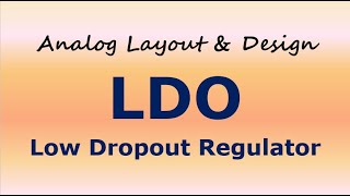 LDO Low Dropout Regulator [upl. by Ellehcim]