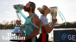 What a feeling Cambridge win both Boat Races to do the double over Oxford [upl. by Nordgren]