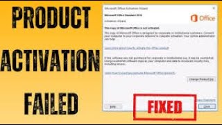 How To Fix MS Office Activation Problem MS Office 16 19 21 Activation Key Problem Solved legally [upl. by Blondelle]