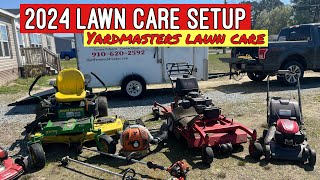 2024 lawn care setup  Shop tour  Yardmasters [upl. by Dallon236]