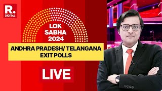 Andhra Pradesh Telangana Exit Poll Result LIVE With Arnab Goswami  Elections 2024 [upl. by Ertemed]