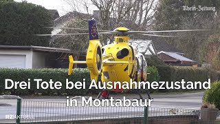 Großeinsatz in Montabaur Drei Tote aufgefunden [upl. by Hyacinthia]