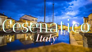 Cesenatico Italy Beautiful Drone Video Tour of Cesenatico Emilia Romagna 4k [upl. by Annaehr127]