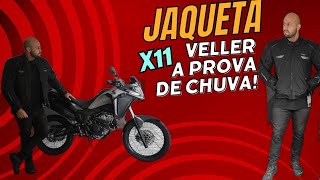 JAQUETA X11 VELLER IPERMEÁVEL REVIEW COMPLETO [upl. by Nnyliram]