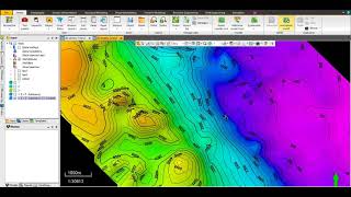 Create Isopach Thickness map by Schlumberger Petrel Method1 from two stacked surfaces [upl. by Phillane]