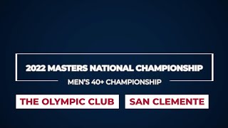 2022 Masters Nationals Mens 40 Highlights [upl. by Caassi117]