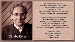 Franco Battiato  Giubbe Rosse CON TESTO [upl. by Anaiad]