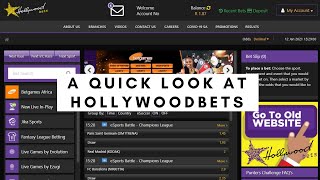 A Quick look at Hollywoodbets Online Sports Betting and Casino [upl. by Liatrice931]