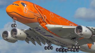 60 MINUTES PURE AVIATION  Special Liveries only  Airbus A380 Boeing 747  4K [upl. by Cynthla]