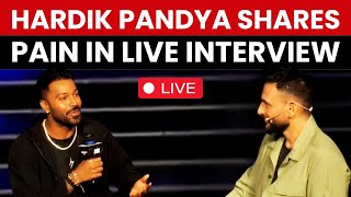 Hardik Pandya Interview Live I Am Very Strong Hardik Expresses His Pain After Divorce [upl. by Ecilahs]