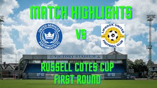 US Portsmouth vs Liphook Utd Russell Cotes cup first round  match highlights [upl. by Halpern]