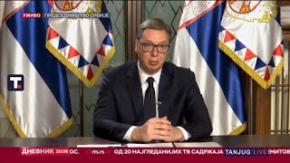 Obraćanje predsednika Srbije Aleksandra Vučića [upl. by Gottfried]