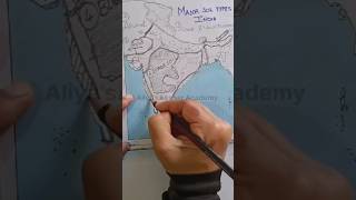 Class10 Map PointingMajor Soil Types class10mapwork aliyasaksharacademy [upl. by Hill]