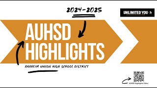 202425 AUHSD Highlights [upl. by Mark]