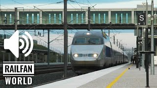 Système automatique dannonces SNCF  LGV Est France [upl. by Elleira]