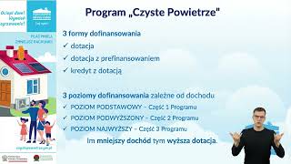 Program „Czyste Powietrze”  wprowadzenie [upl. by Ariaes]