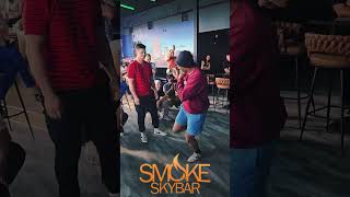 BBOY John VS BBOY Harrison SmokeSkyBar NXGDanceCrew HipHop hiphopdancebattle [upl. by Ahtivak]