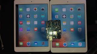 Apple Tech 752 Bypass iPad mini 123 iPod touch 5 iPhone 4S con Arduino Uno tutorial en español [upl. by Eydie]