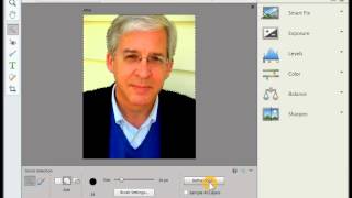 How To Change Background in Photoshop Elements 11 [upl. by Creighton]